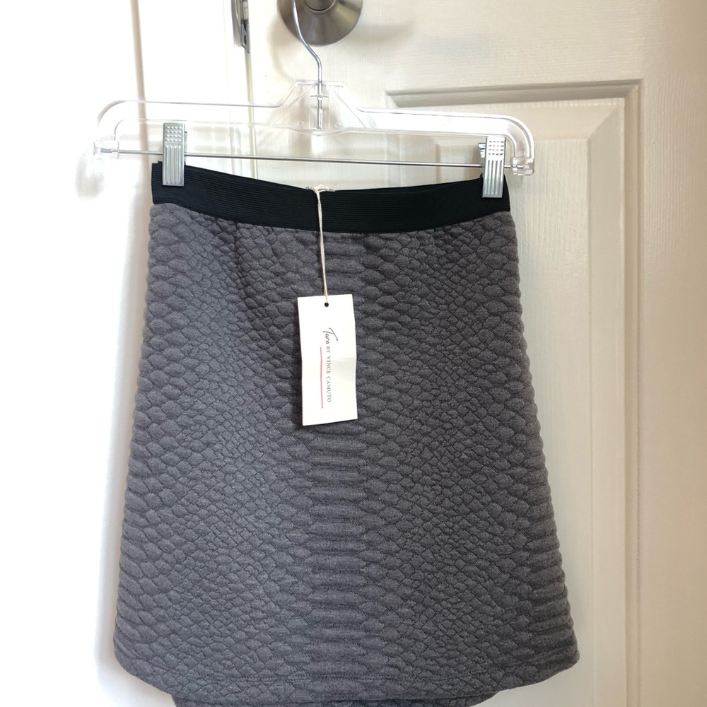 Vince camuto Snake skin wool skirt